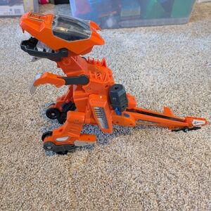 Orange Dinosaur Transforming Toy